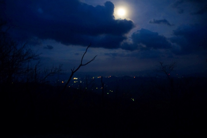 NC mountain moonlight